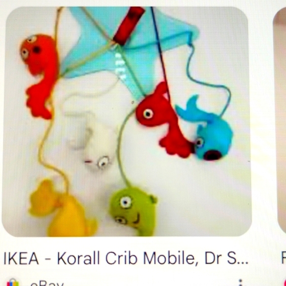 🐳 1940's Vintage Baby CRIB HUMPTY DUMPTY Mobile - Picture 8 of 16